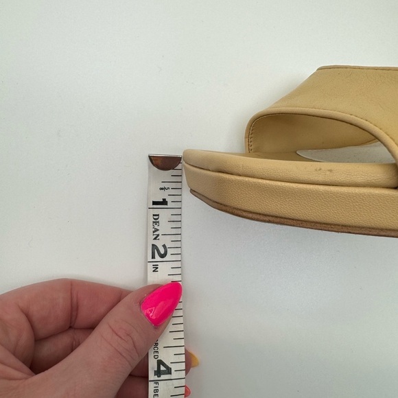 Franco Sarto Dima Cream Sandal Heels - Picture 15 of 15